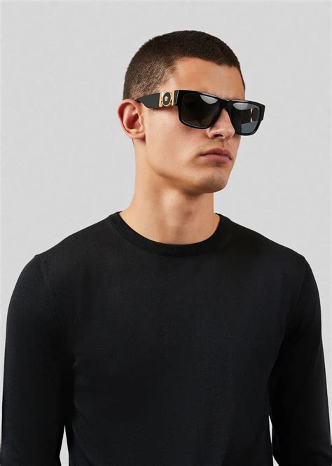 versace man sunglasses black frame|versace men sunglasses for sale.